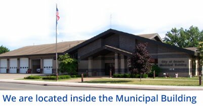 We are located inside the Municipal Building